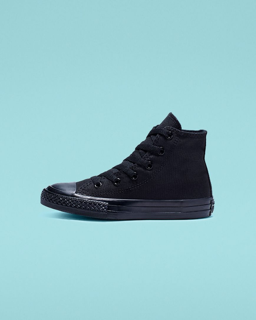 Zapatillas Altas Converse Chuck Taylor All Star Classic Niña Negras | PE 048LW7